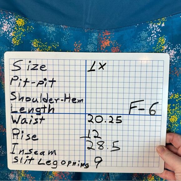 Lands' End Repreve Active Pant jogger, floral lightweight pockets, plus size - Picture 12 of 12